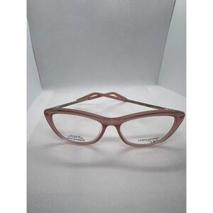 Loris Azzaro Paris‎ Eyeglasses Frames Cat Eye Rhinestone Accents Designer